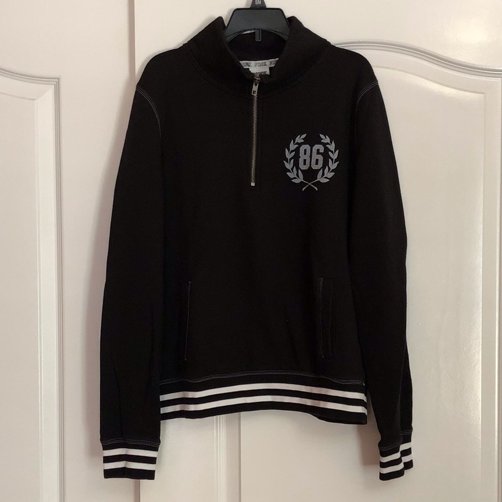 Black Victoria’s Secret PINK Quarter Zip